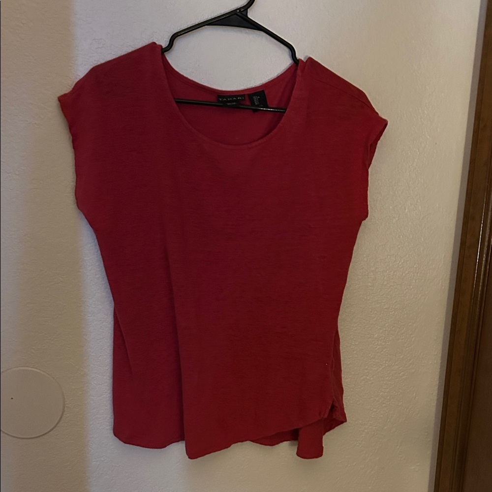 Faded Glory Red Short Sleeve Women's Tee